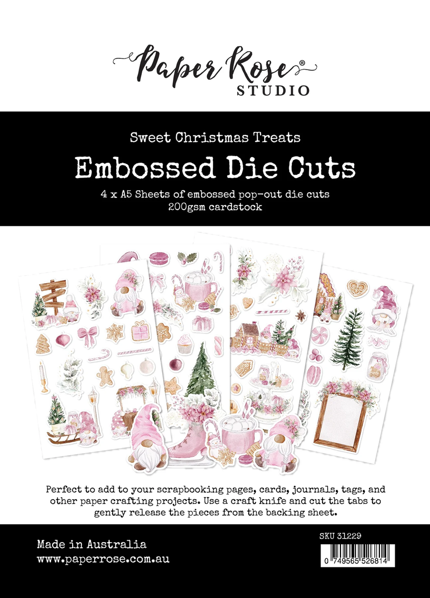 Sweet Christmas Treats Embossed Die Cuts 31229