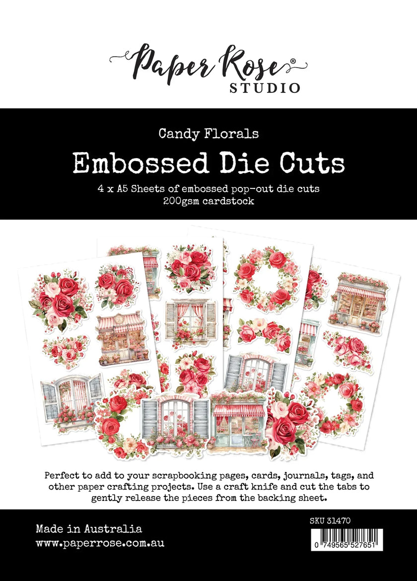 Candy Florals Embossed Die Cuts 31470