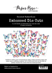 Rainbow Garden Butterflies Embossed Die Cuts 31476