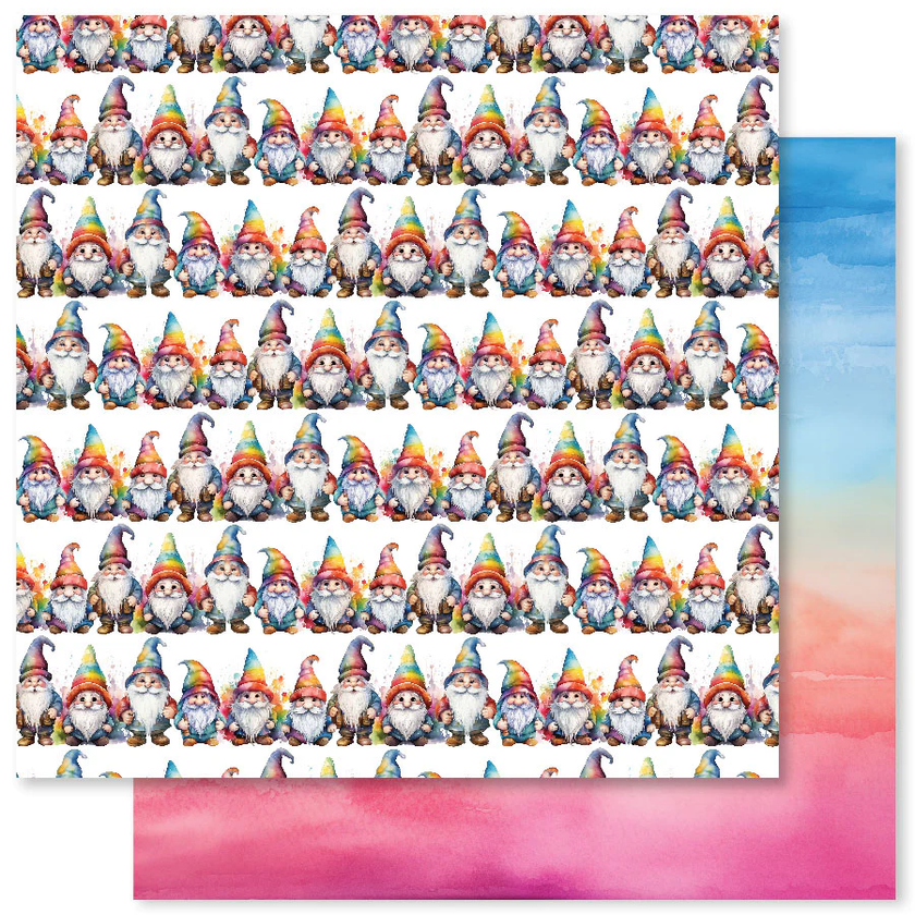 Rainbow Garden Basics A 12x12 Paper (12pc Bulk Pack) 31512