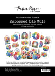 Rainbow Garden Florals Embossed Die Cuts 31563