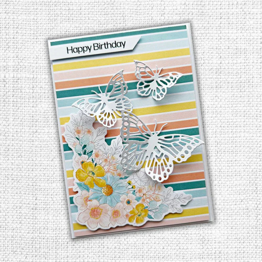 Alora Layered Butterfly Trio Metal Die 31626
