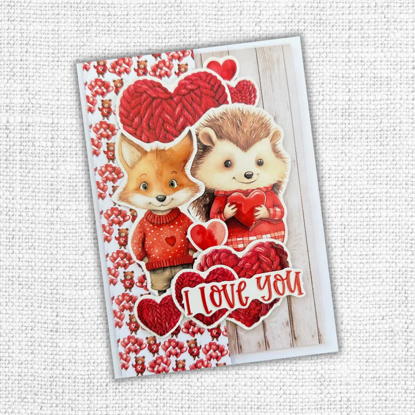 Animal Love Embossed Die Cuts 31629