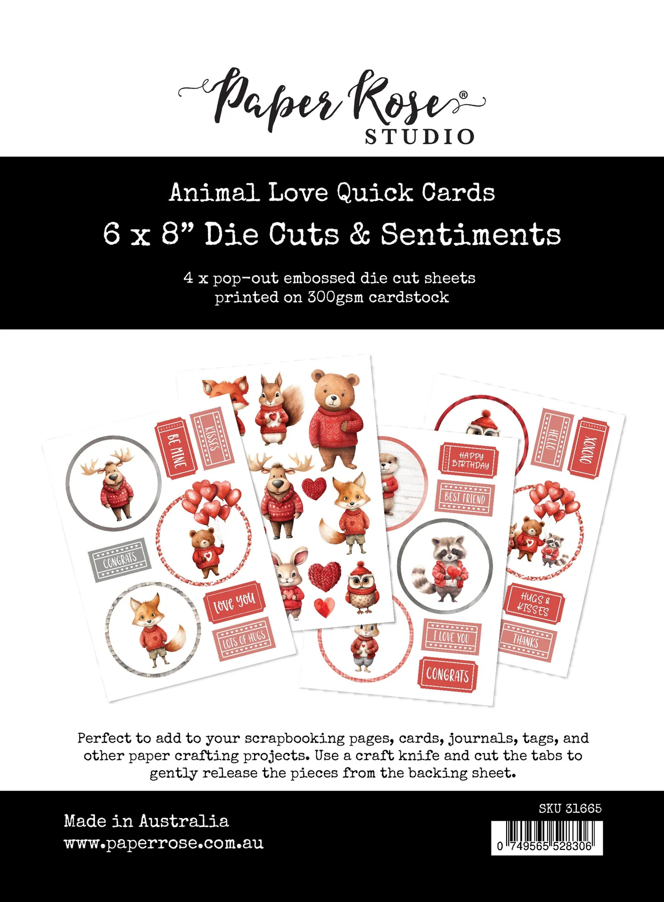 Animal Love 6x8