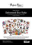 Inky Colour Embossed Die Cuts 31932