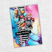 Inky Colour Embossed Die Cuts 31932
