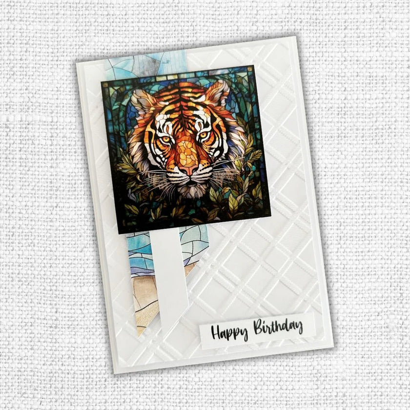 Ben's Plaid 3D Embossing Folder 32157