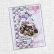 Lavender & Roses Ephemera Embossed Die Cuts 32193