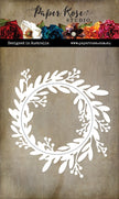 Floral Holly Christmas Wreath Die 32469