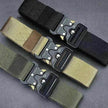 Men's Tactical Nylon Belt with Quick-Release Metal Buckle