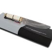 Couteau Haruto Bowie - Manche en os de chameau, lame de 7,5 pouces avec étui en cuir original.