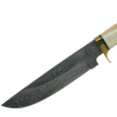 Couteau Haruto Bowie - Manche en os de chameau, lame de 7,5 pouces avec étui en cuir original.