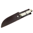 Couteau Haruto Bowie - Manche en os de chameau, lame de 7,5 pouces avec étui en cuir original.