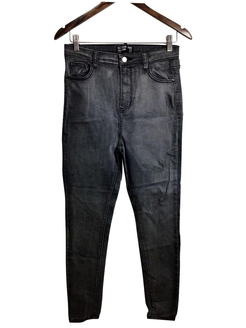 PRETTY LITTLE THING Regular fit Straight-legged Jeans in Gray - 8