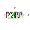 PRIDE Suncatcher Sticker