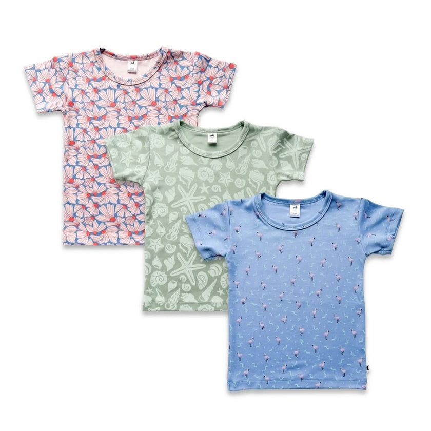 Baby/Kids' Bamboo All-Over Print T-Shirt | Flamingo Fête