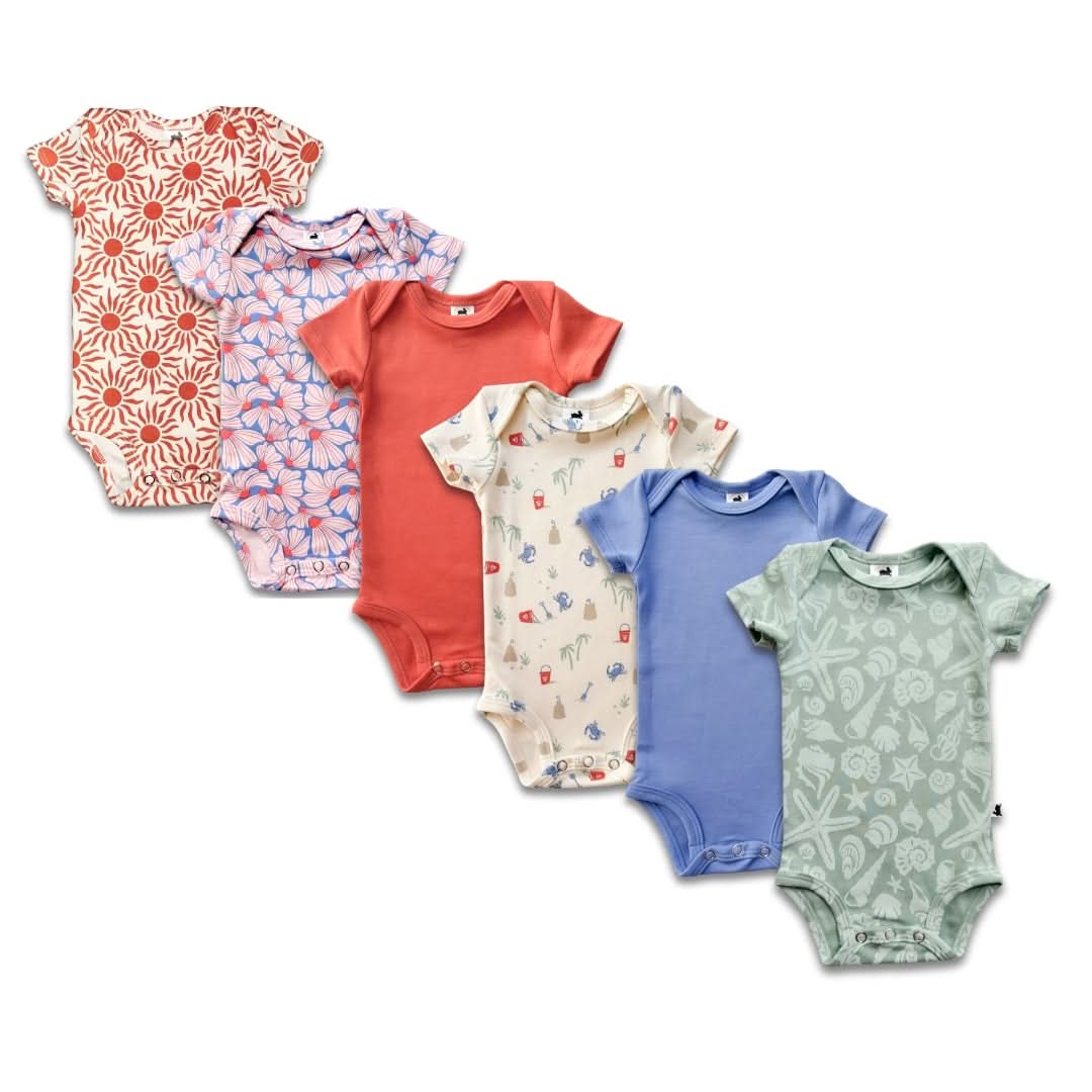 Bamboo Baby Short-Sleeved Onesie | Coastal Keepsakes
