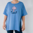 Ladies Bamboo Graphic Oversized T-Shirt | 
