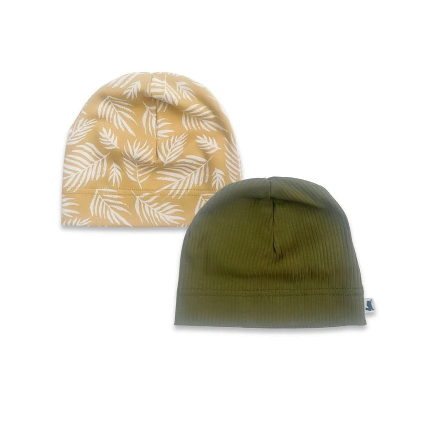 Baby/Kids' Bamboo Beanie | Olive Rib
