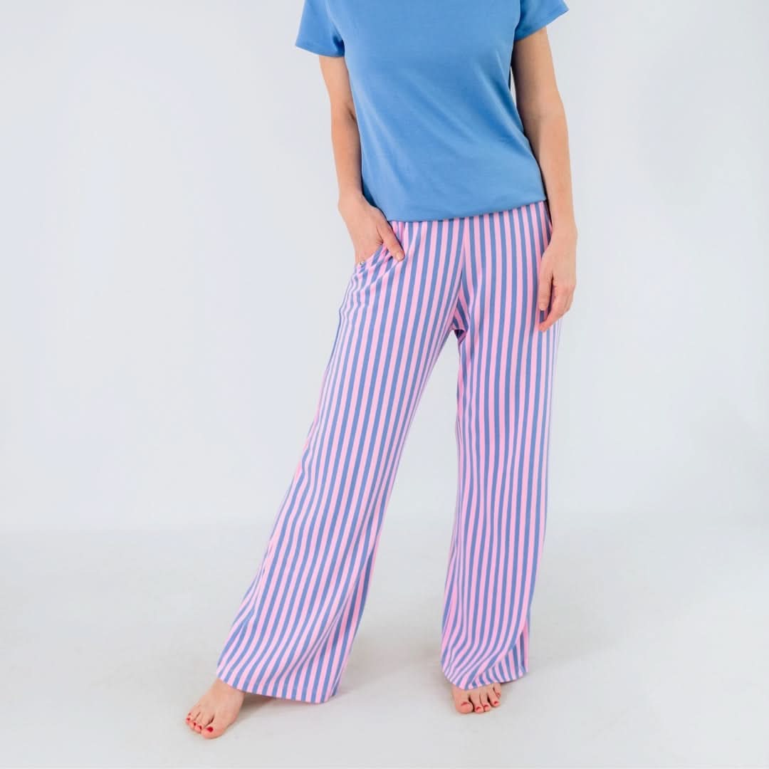 Ladies Bamboo Wide Leg Pants | Saltwater Floral