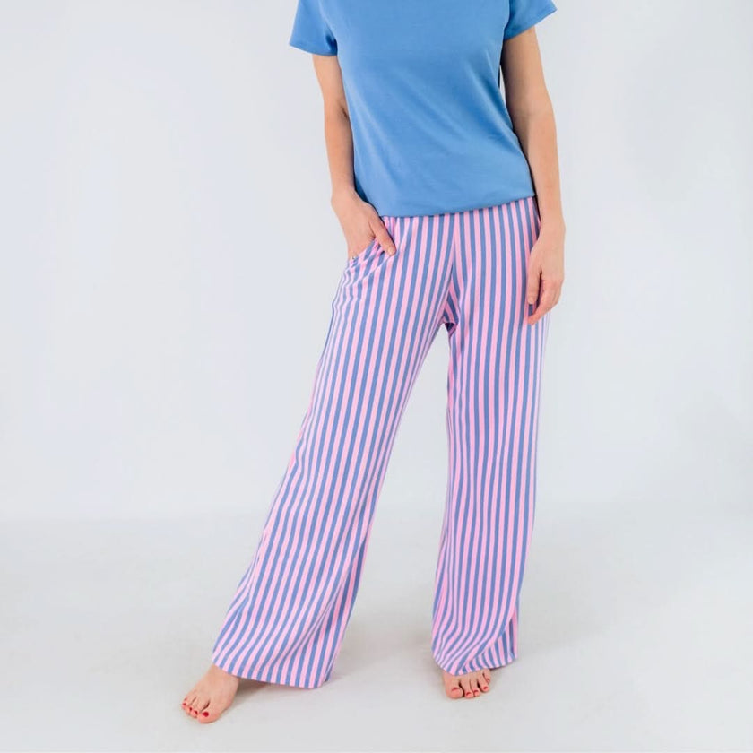 Ladies Bamboo Wide Leg Pants | Saltwater Floral