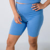 Ladies'Bamboo Bike Shorts | Tidal Blue