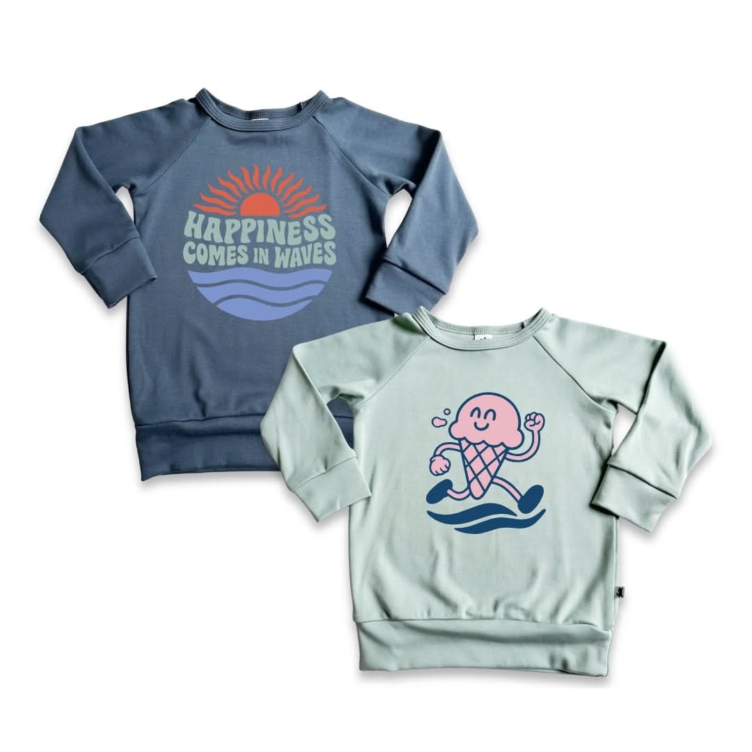 Baby/Kids' Bamboo Graphic Raglan Pullover | 