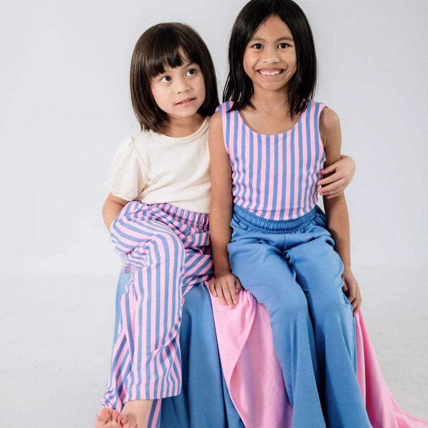 Youth Bamboo Wide Leg Pants | Saltwater Floral
