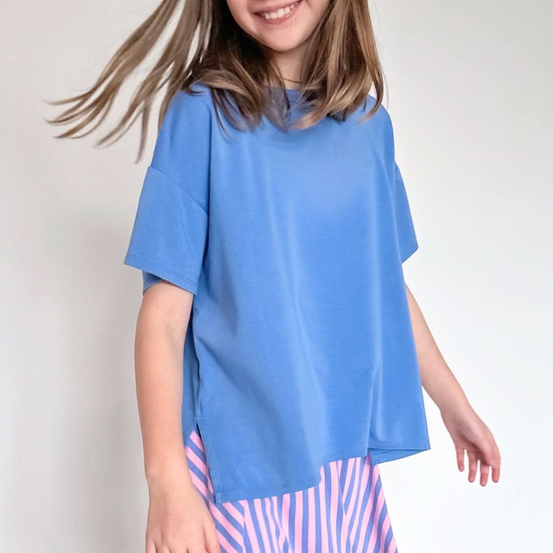 Youth Bamboo Oversized T-Shirt | Cream