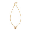 PROTACTOR Gold: Zirconia (CZ) Embellished Evil Eye Chain Necklace