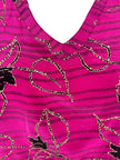 PRC6934 Avatar Pure Silk Long Tunic with Side Ties