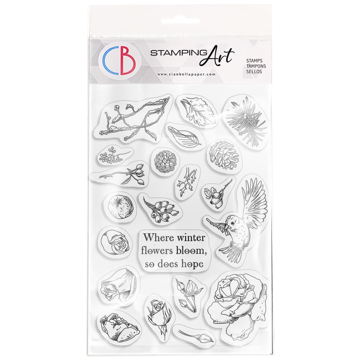 Ciao Bella Clear Stamp Set 4