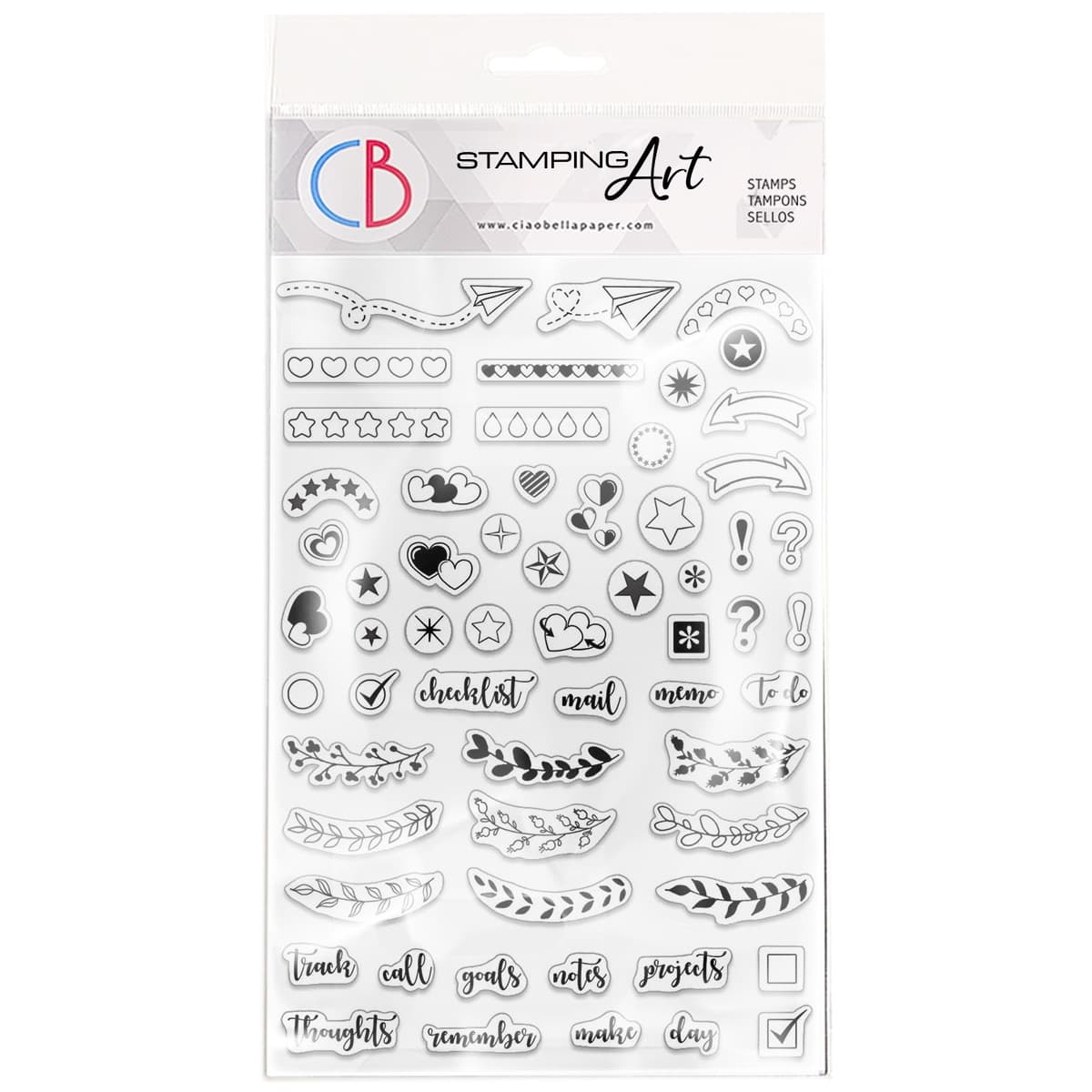 Ciao Bella Clear Stamp Set 4