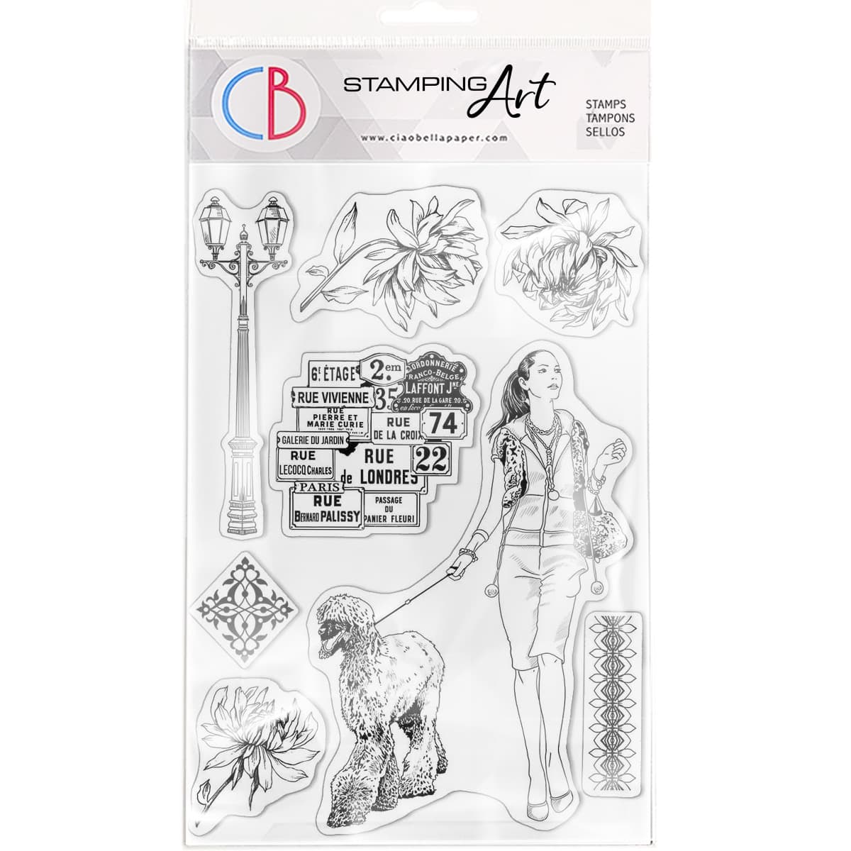 Ciao Bella Clear Stamp Set 6