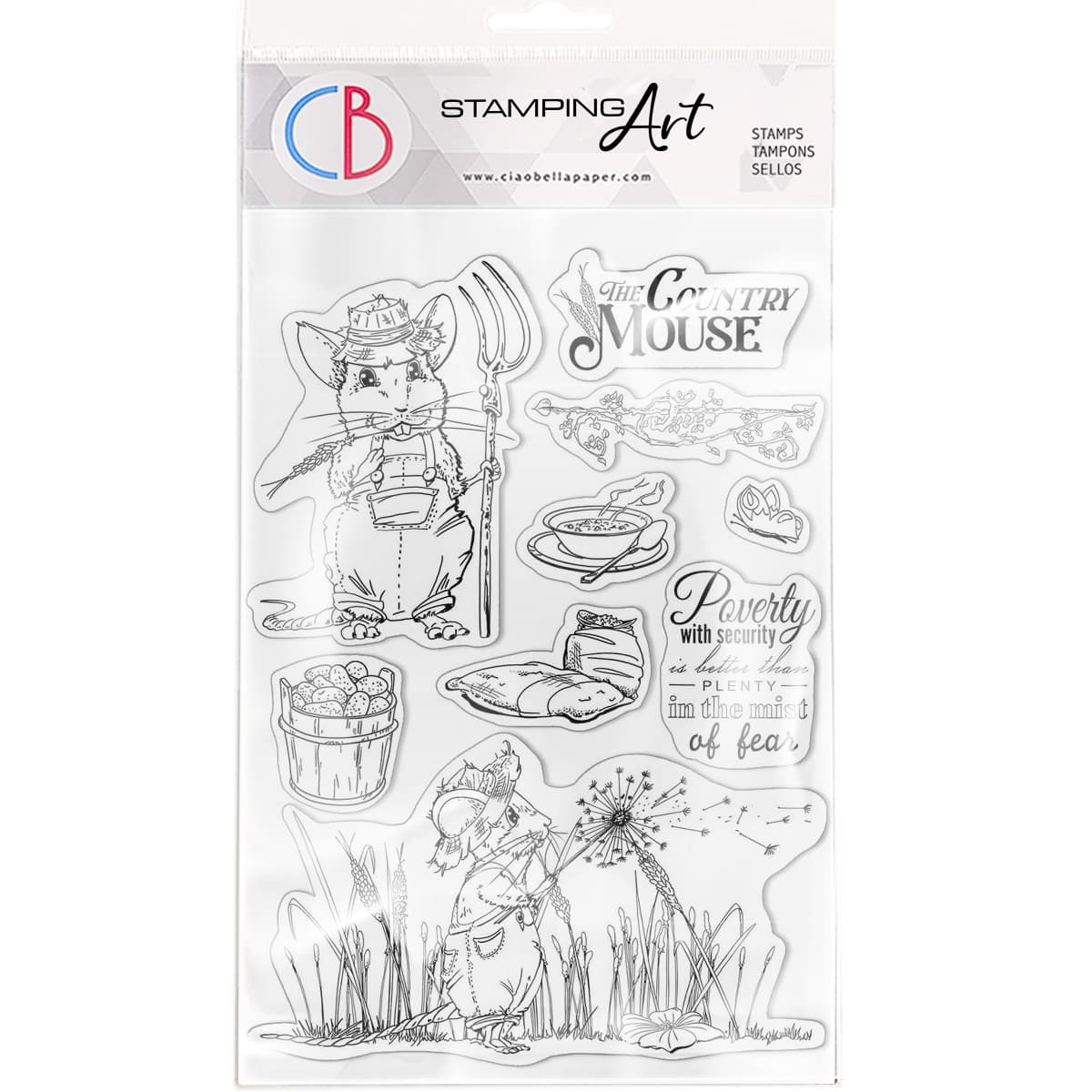 Ciao Bella Clear Stamp Set 6