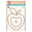Marianne Design Craft Stencil: Apple by Marleen