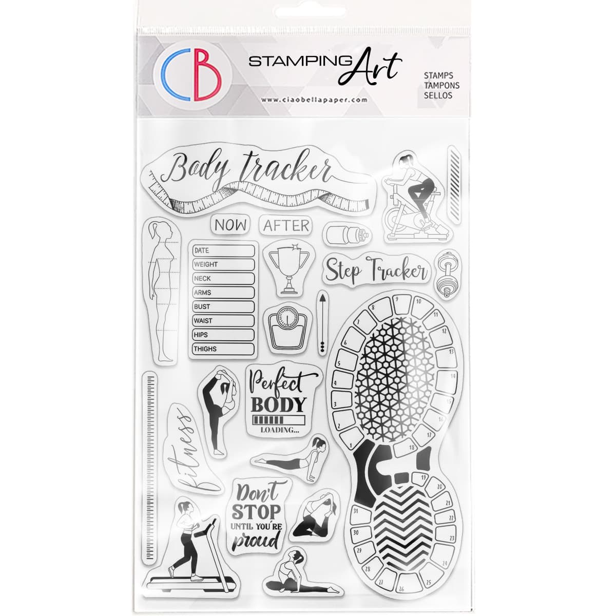 Ciao Bella Clear Stamp Set 6