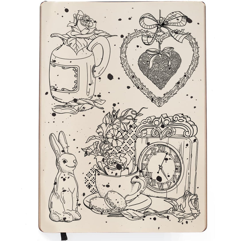 Ciao Bella Clear Stamp Set 6x8 Spring Time