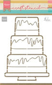 Party Cake By Marleen Craft Stencil