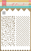 Craft Stencil Slimline A4 Coffee Beans