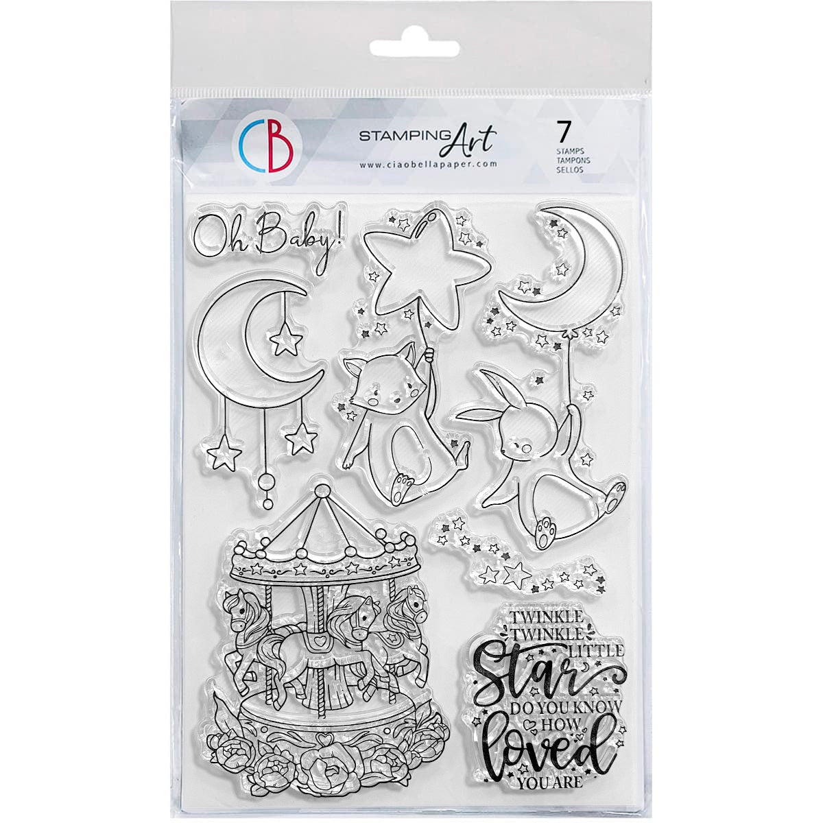 Ciao Bella Clear Stamp Set 6