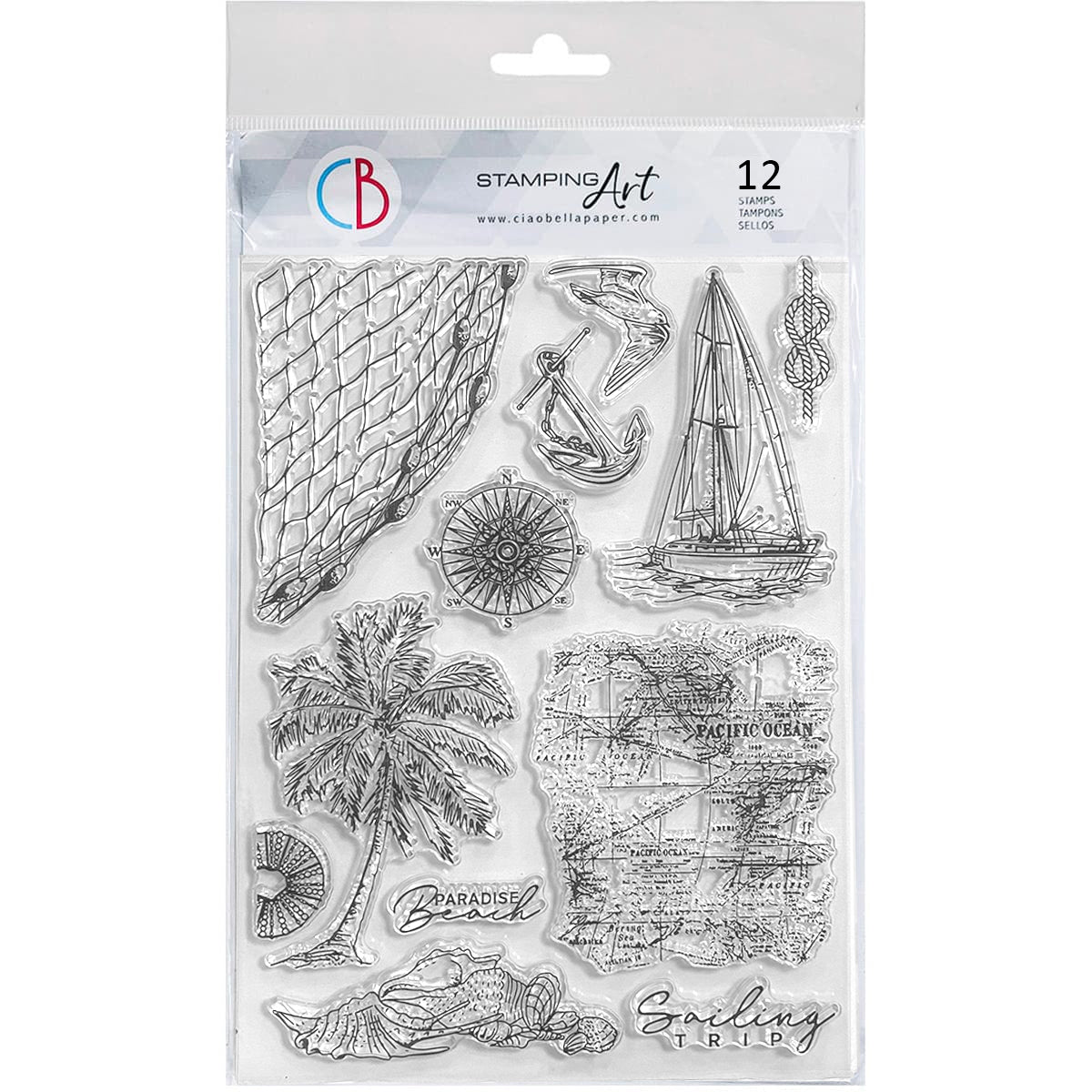 Ciao Bella Clear Stamp Set 6