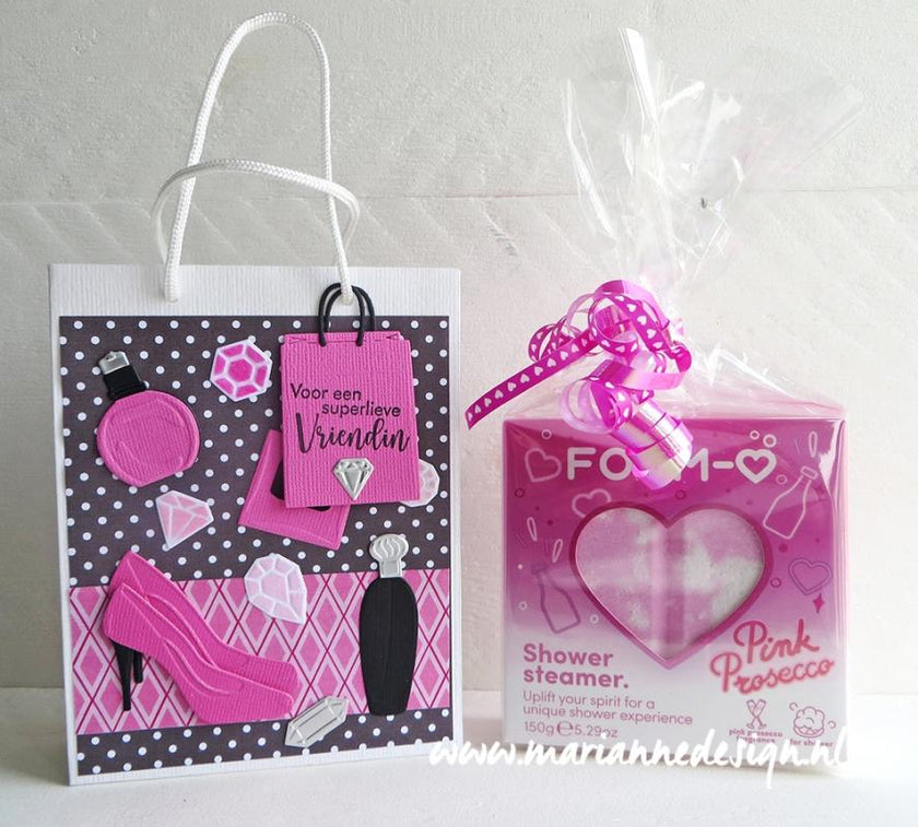 Marianne Design Craft Stencil - A4 - Shopping Bag