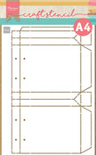 Marianne Design Craft Stencil - A4 - Shopping Bag
