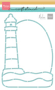 Marianne Design Craft Stencil - Lighthouse by Marleen