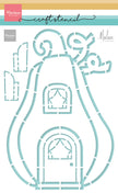 Marianne Design - Craft Stencil - Pumpkin cottage by Marleen