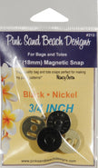 Pink Sands Beach -Magnetic Purse Snap - 3/4in (18MM)
