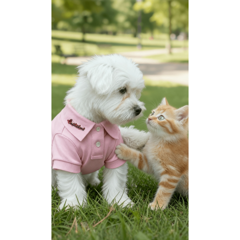 Pink cotton shirt
