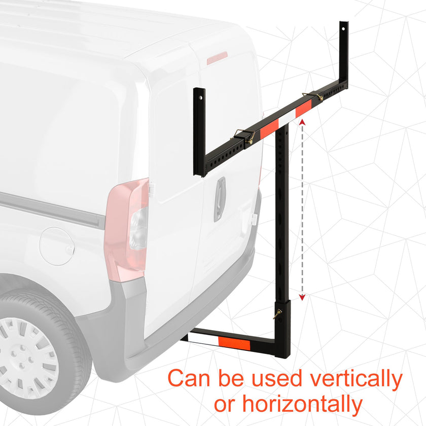 Soozier Truck Bed Extender with Adjustable Width Height for Ladder Rack Canoe Kayak Long Pipes Lumber