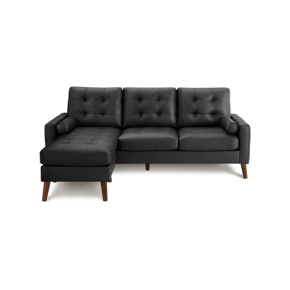 Sofa chaise longue avec deux coussins de 85